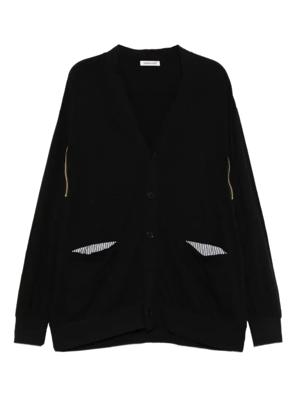 Undercover ジップトリム カーディガン | ブラック | FARFETCH JP