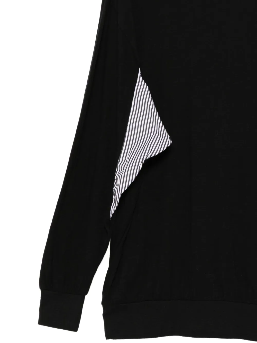 Undercover Zipper-embellished Cotton Cardigan In Black