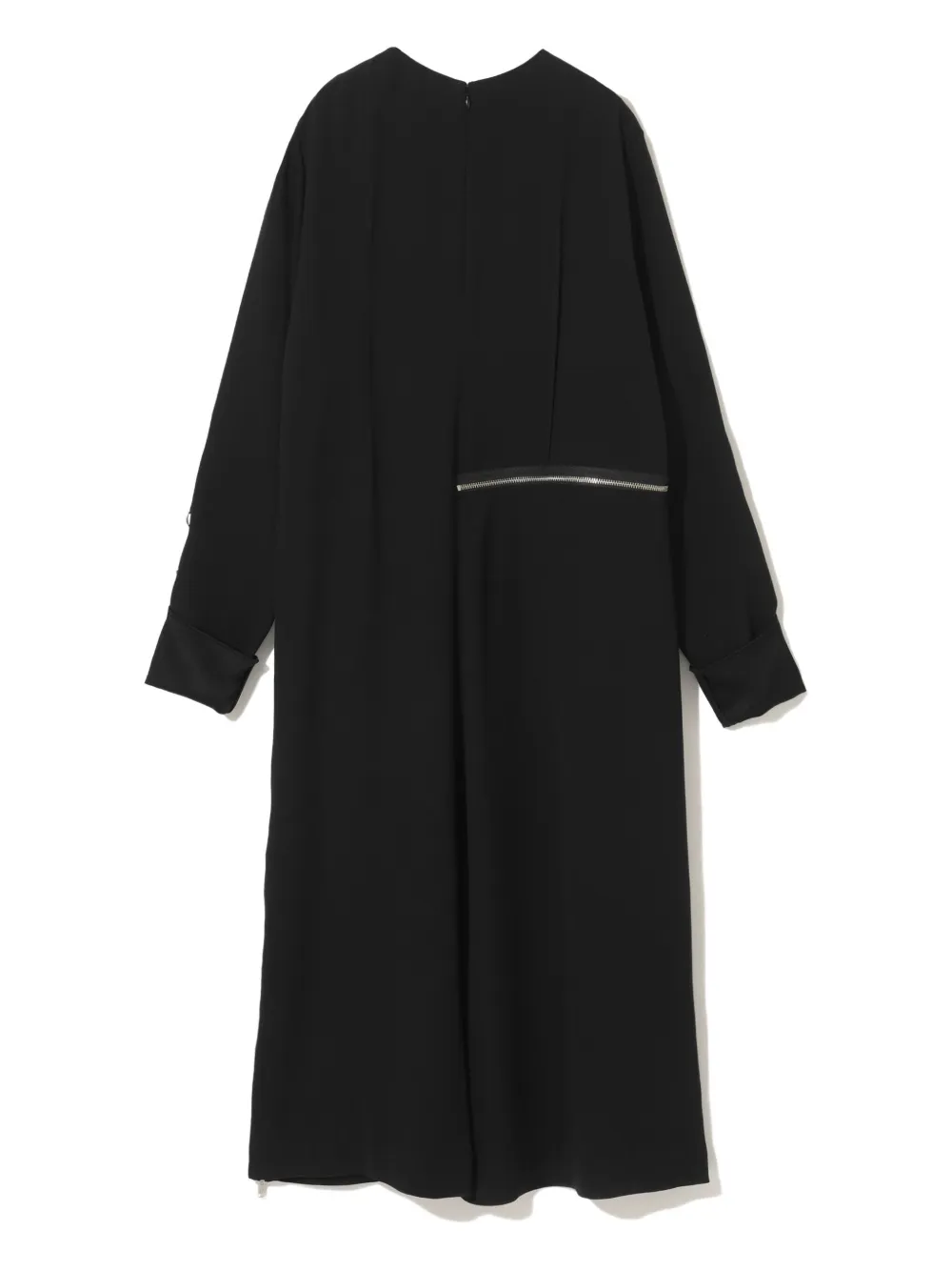 Undercover zip-detail ring-embellished dress Zwart