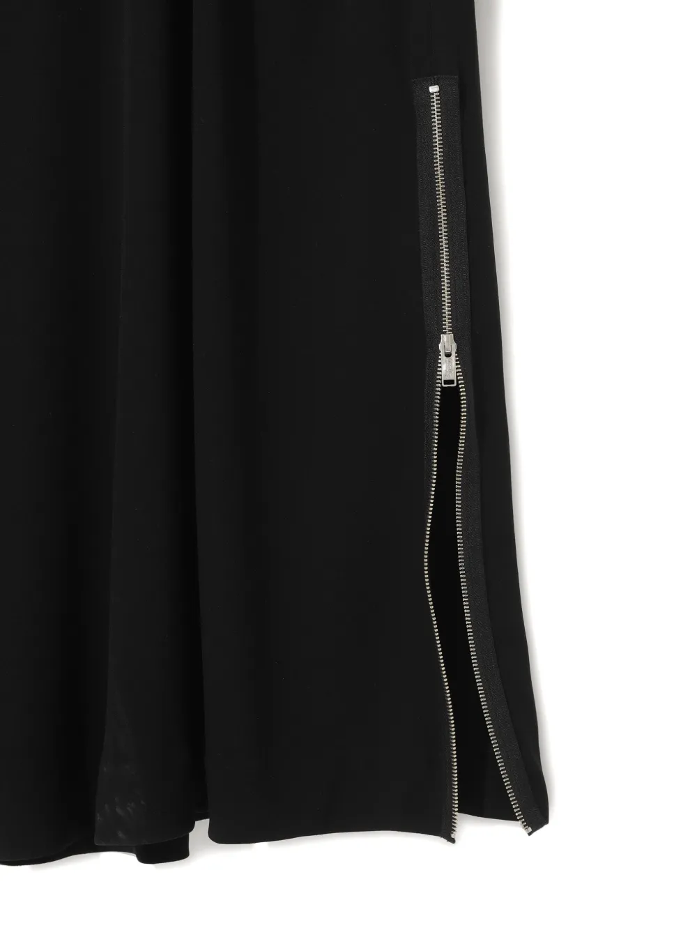 Undercover zip-detail ring-embellished dress Zwart