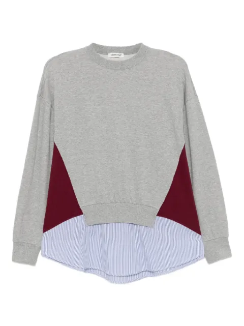 Undercover layered cotton sweatshirt