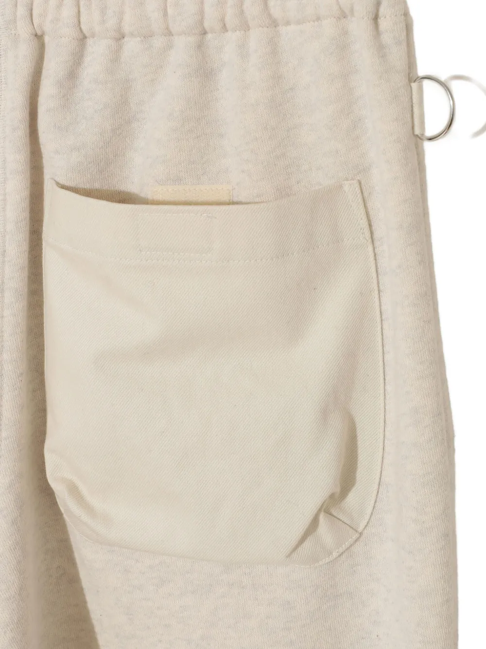 Undercover buckle-fastening drawstring track pants Beige