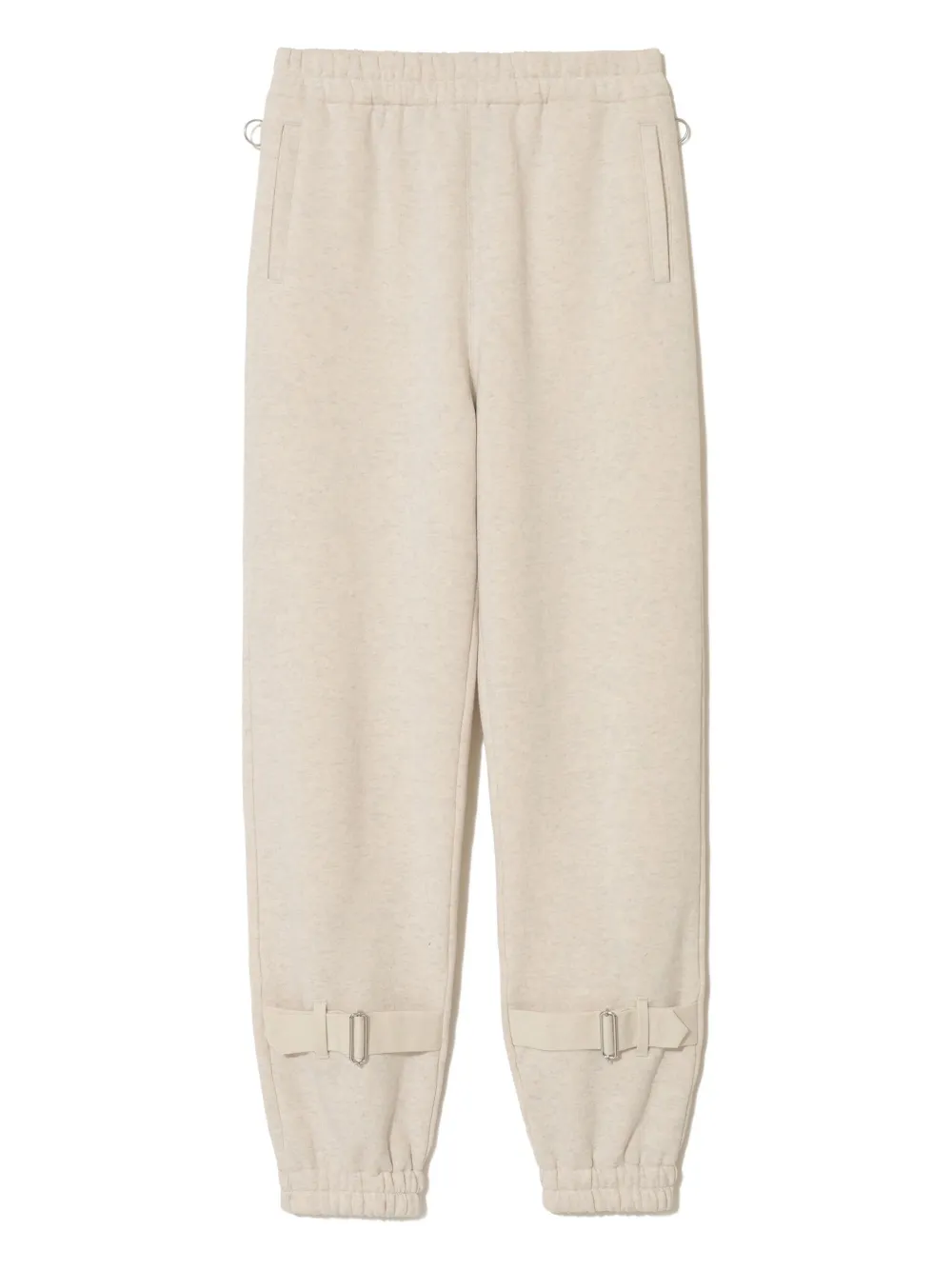 Undercover buckle-fastening drawstring track pants Beige