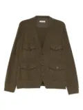 Undercover flap pockets cardigan - Green