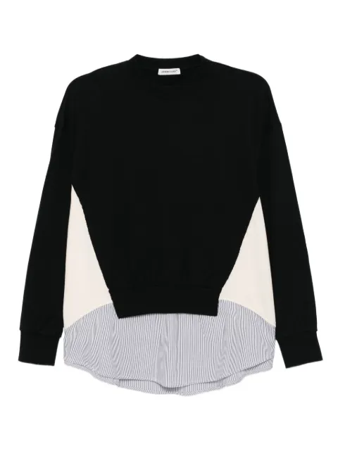 Undercover layered cotton sweatshirt