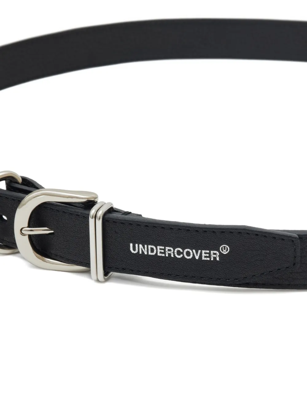 Undercover Leren gespriem Zwart