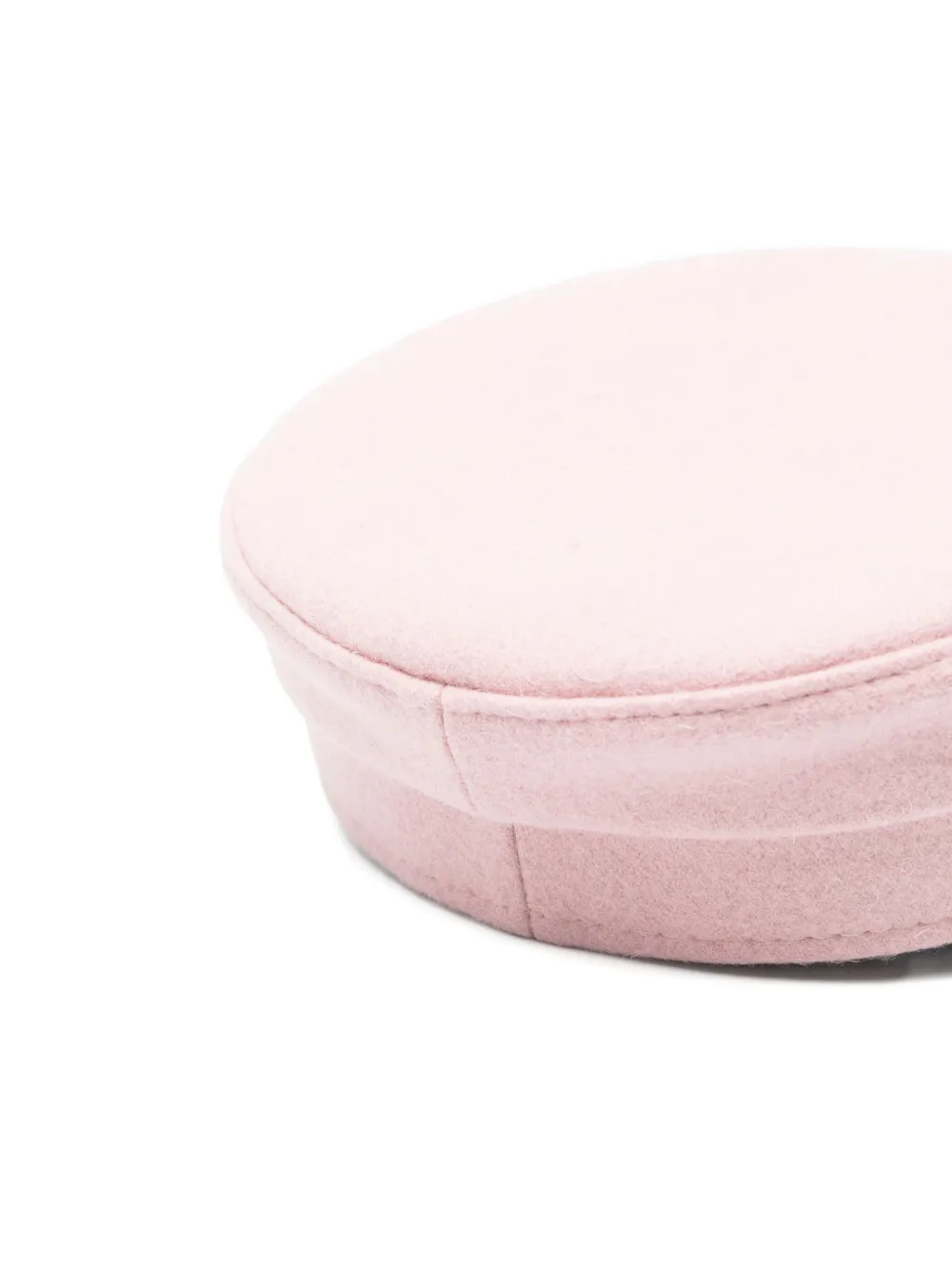 Ruslan Baginskiy embroidered-logo beret Roze