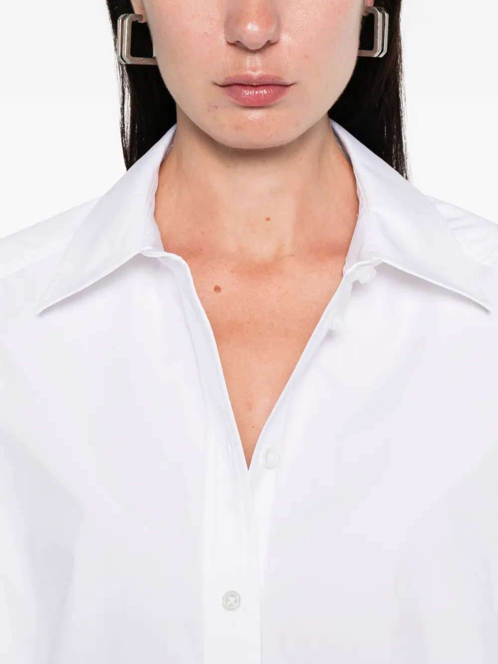 Alexander Wang Blouse met oversized kraag Wit