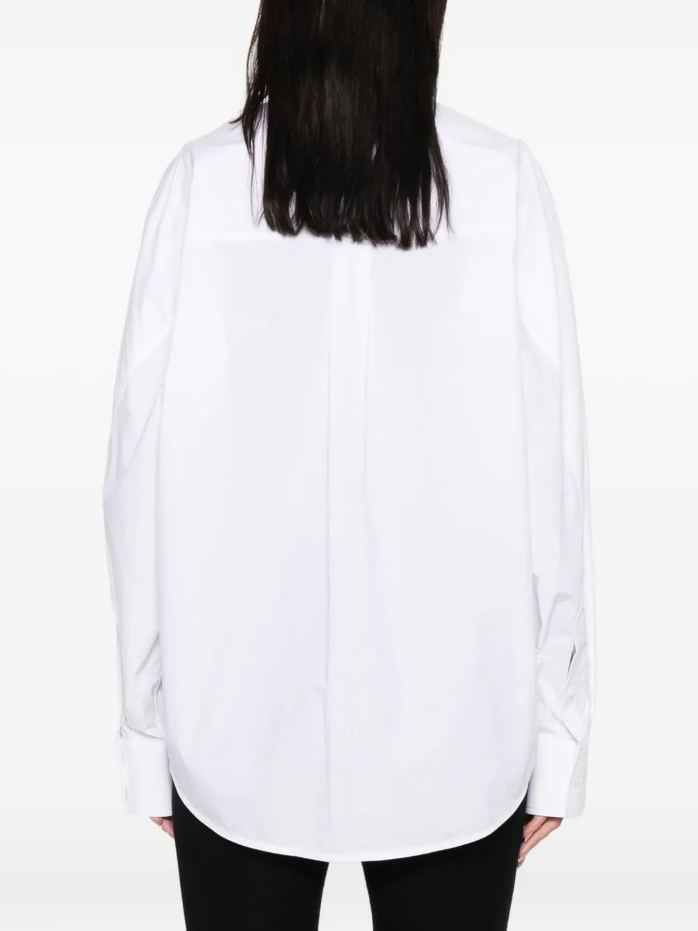 Alexander Wang Blouse met oversized kraag Wit