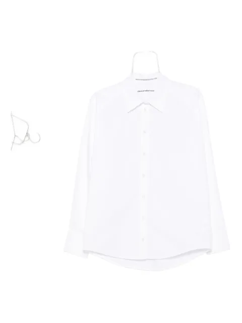 Alexander Wang oversized-collar cotton shirt