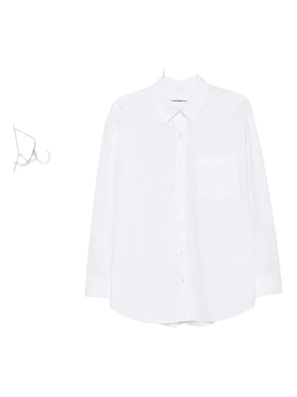 Alexander Wang チェストポケット シャツ | ホワイト | FARFETCH JP
