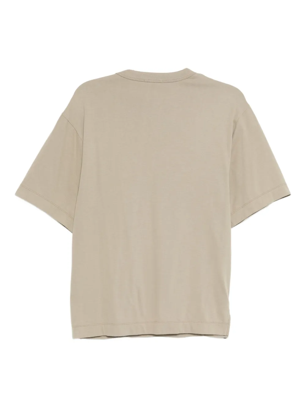 James Perse T-shirt met ronde hals Beige