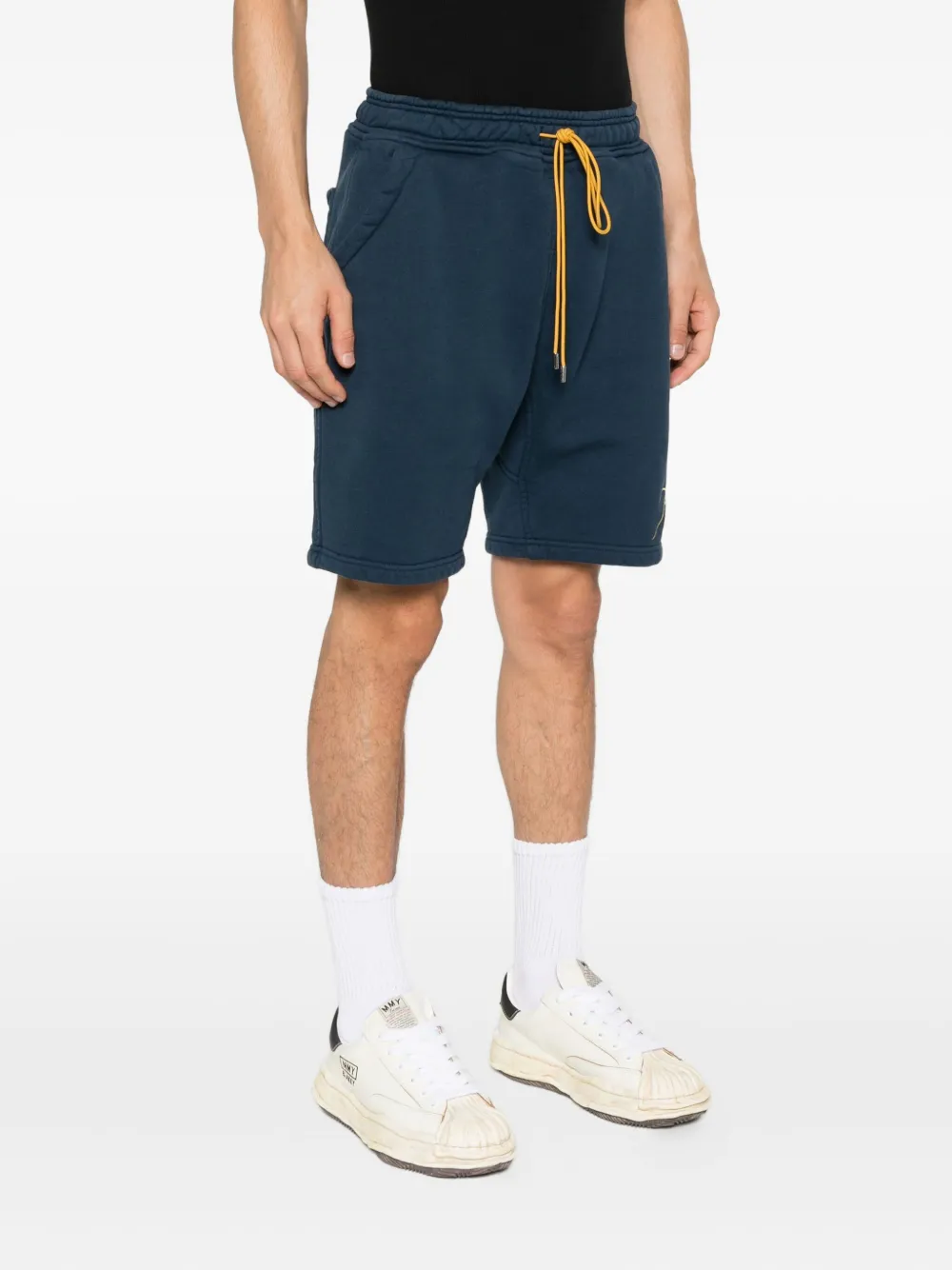 RHUDE drawstring pocket shorts Blauw