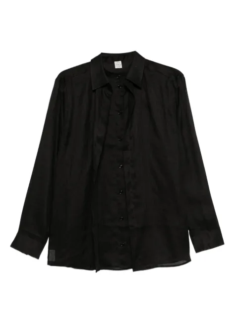 TOTEME button-down ramie shirt