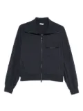 Brunello Cucinelli zip-fastening patch-pocket top - Blue