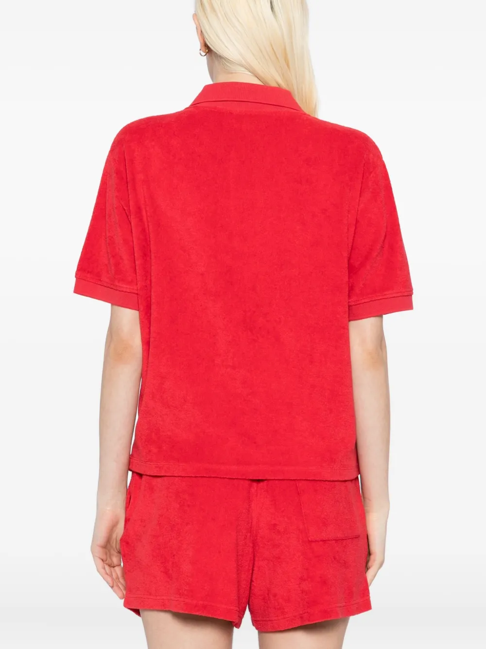 Sporty & Rich Vendome Terry polotop Rood