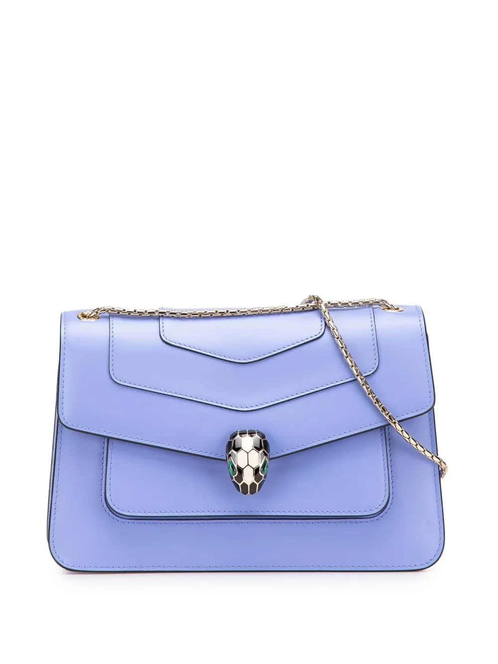 Bvlgari Pre-Owned 2008-2025 Medium Calfskin Serpenti Forever shoulder bag | Purple | Image 1