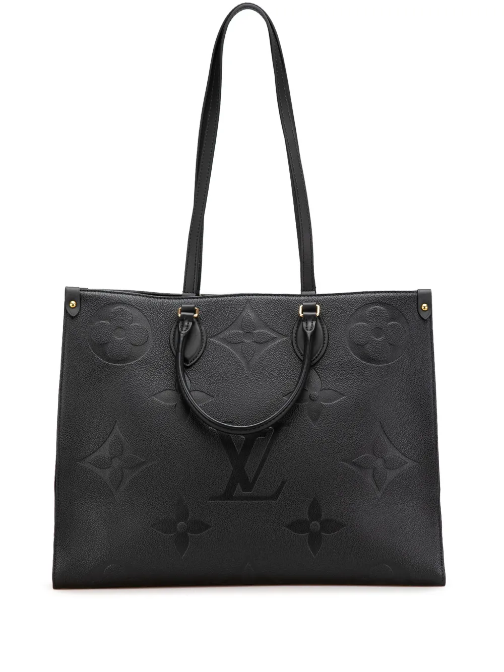 Louis Vuitton Pre-Owned 2021-2025 Monogram Empreinte Onthego GM satchel | Black | Image 1