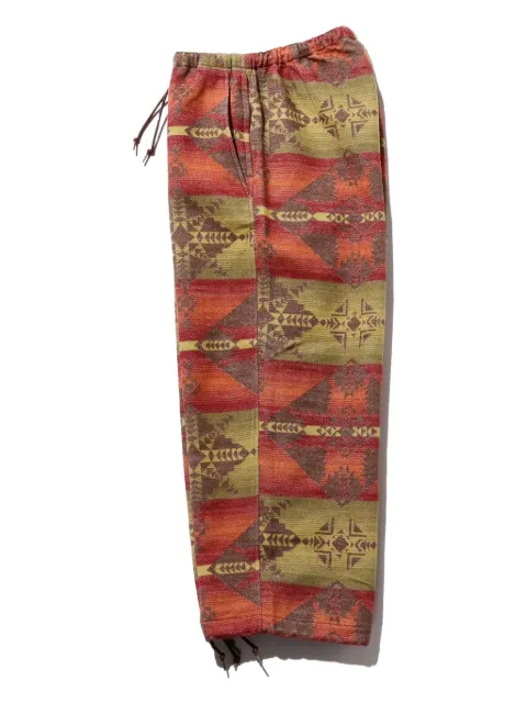 BEAMS PLUS Mil Easy 提花图案抽绳长裤