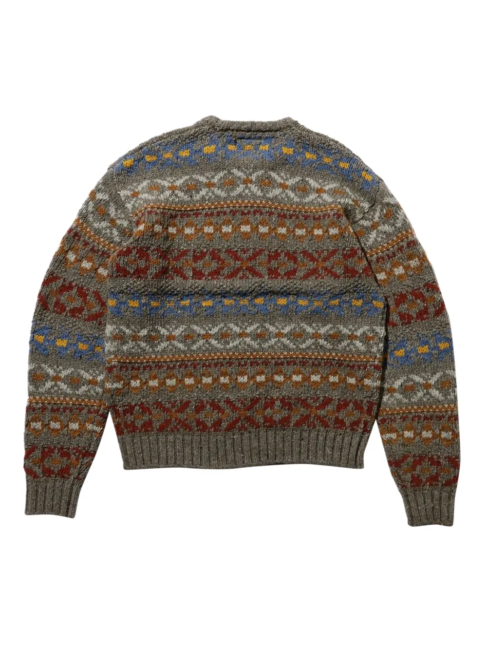 BEAMS PLUS 几何图案圆领毛衣 | 毛衣 | Image 2