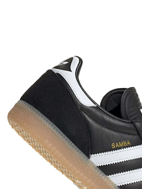 Adidas Samba レザースニーカー | ブラック | FARFETCH JP