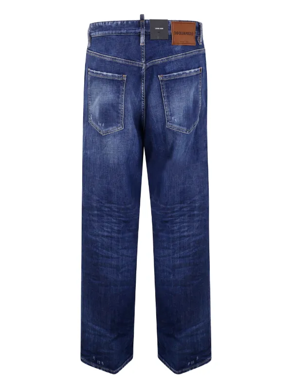 DSQUARED2 ダメージ ジーンズ | ブルー | FARFETCH JP
