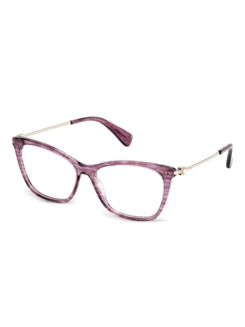 Max Mara Eyewear lentes con armazón cat eye y aplique de cuerno