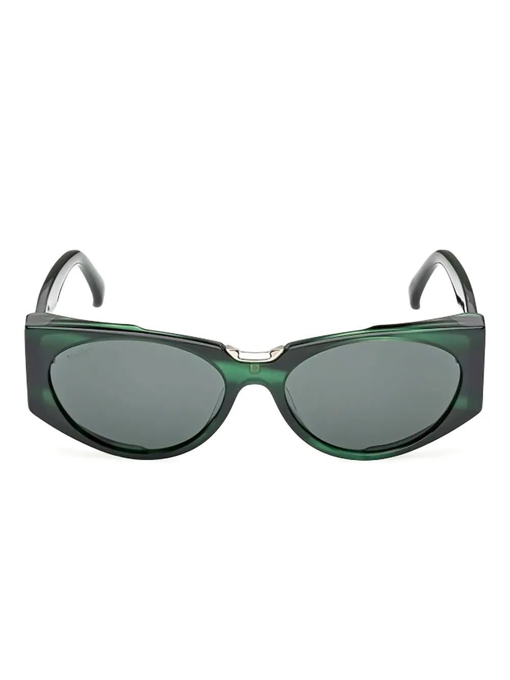 Max Mara Eyewear geometric-frame sunglasses | Green | Image 1
