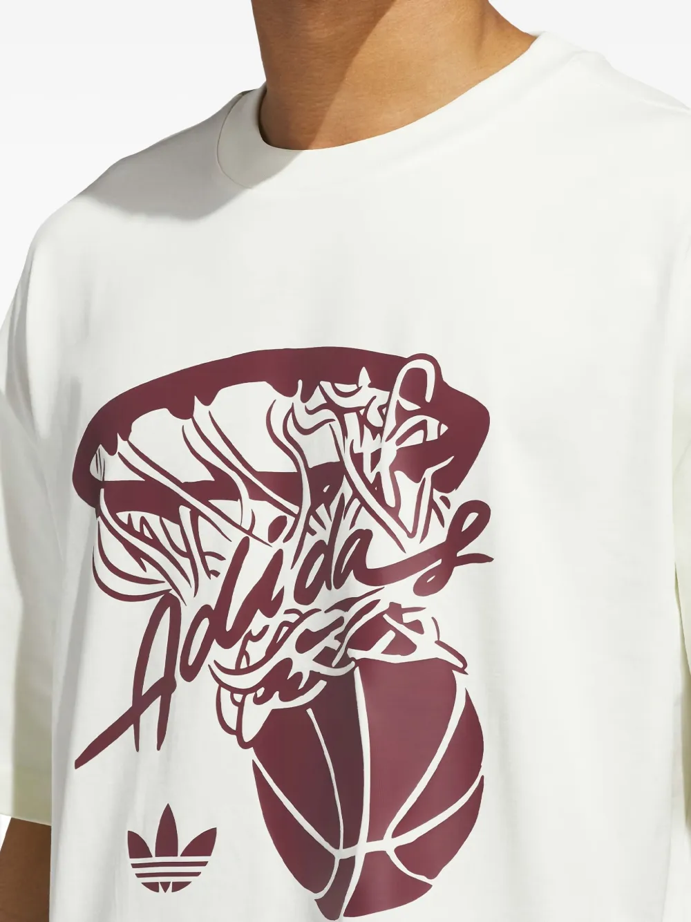 adidas Hot Shot T-shirt Beige