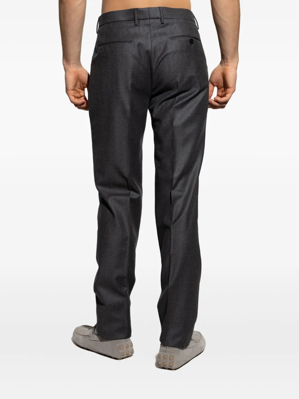 ETRO Plooibroek met ritsdetail Grijs