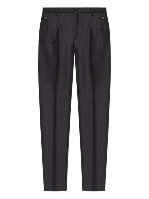 ETRO pleated zip-detail trousers