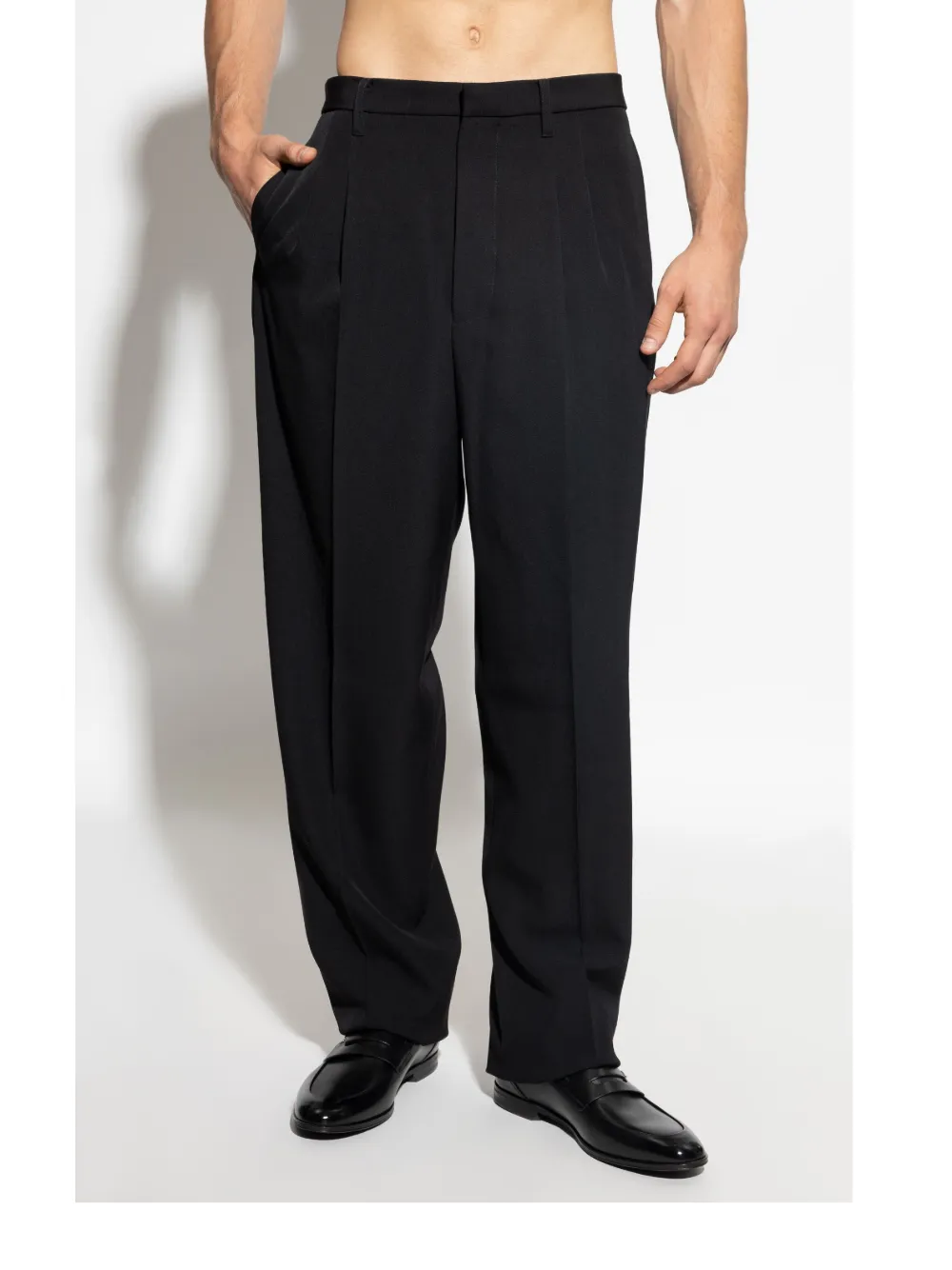 Givenchy Pleated-details Trousers In Black
