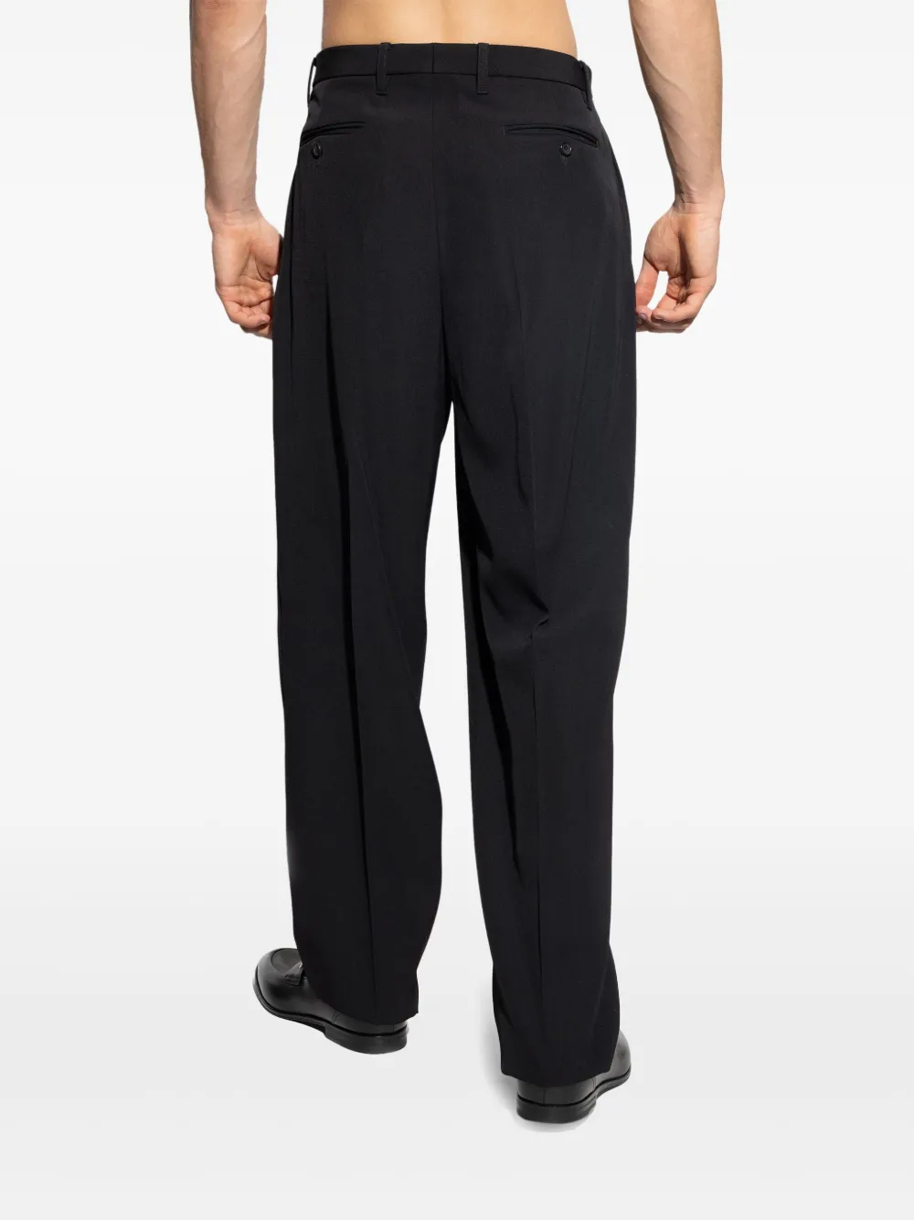 Givenchy Pleated-details Trousers In Black
