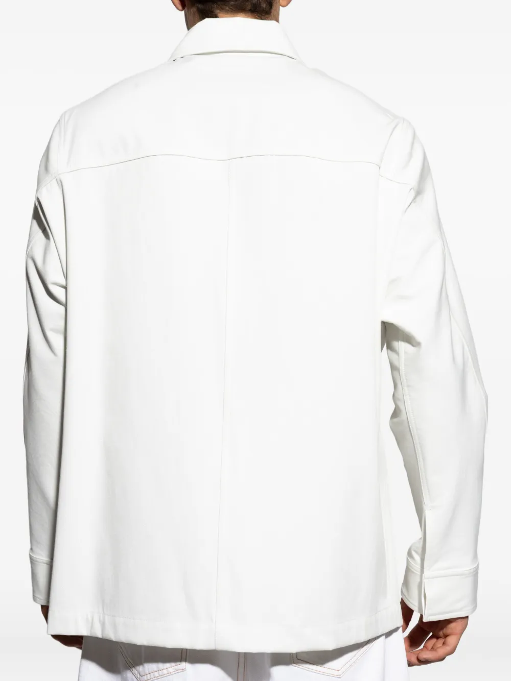 Givenchy Shirtjack met geborduurd logo Wit