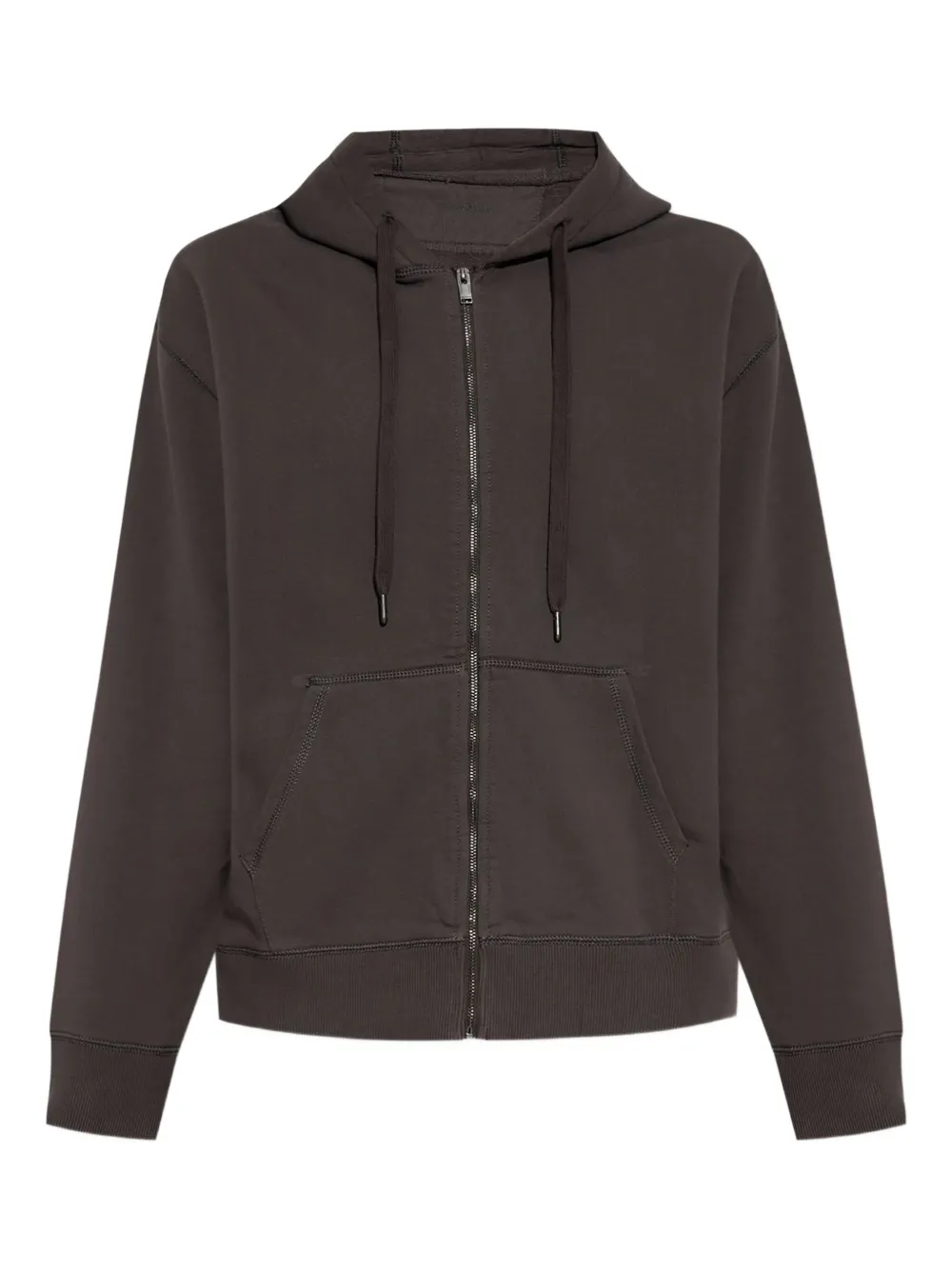Zadig&Voltaire Sacha skull-print zip-up hoodie Bruin