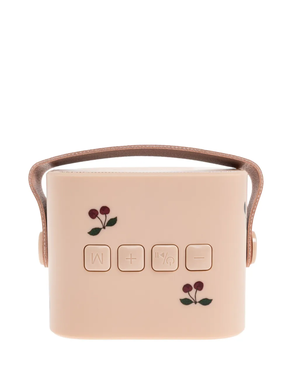 Konges Sløjd Cherry-print Speaker Microphone Set In Pink