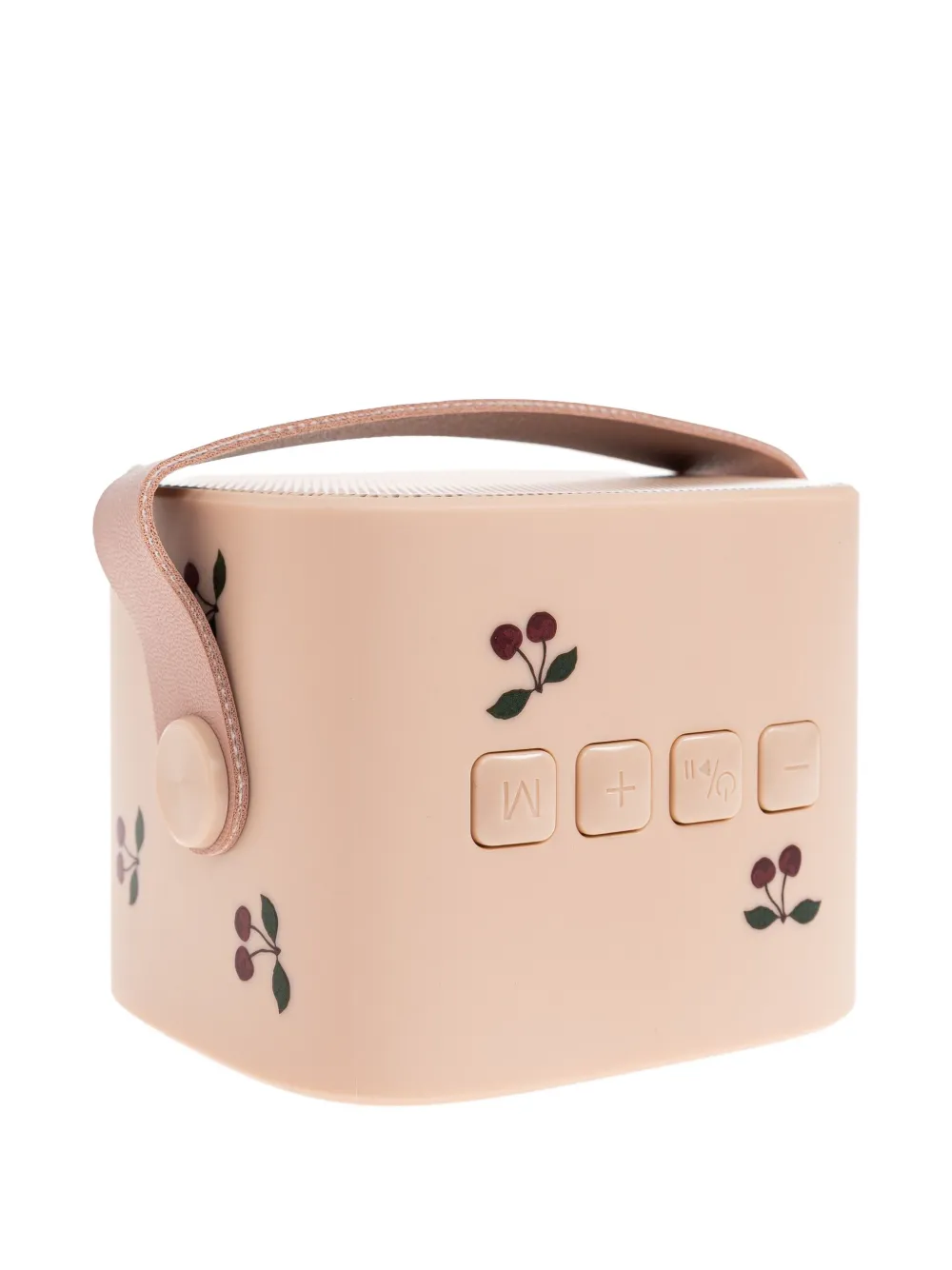 Konges Sløjd Cherry-print Speaker Microphone Set In Pink