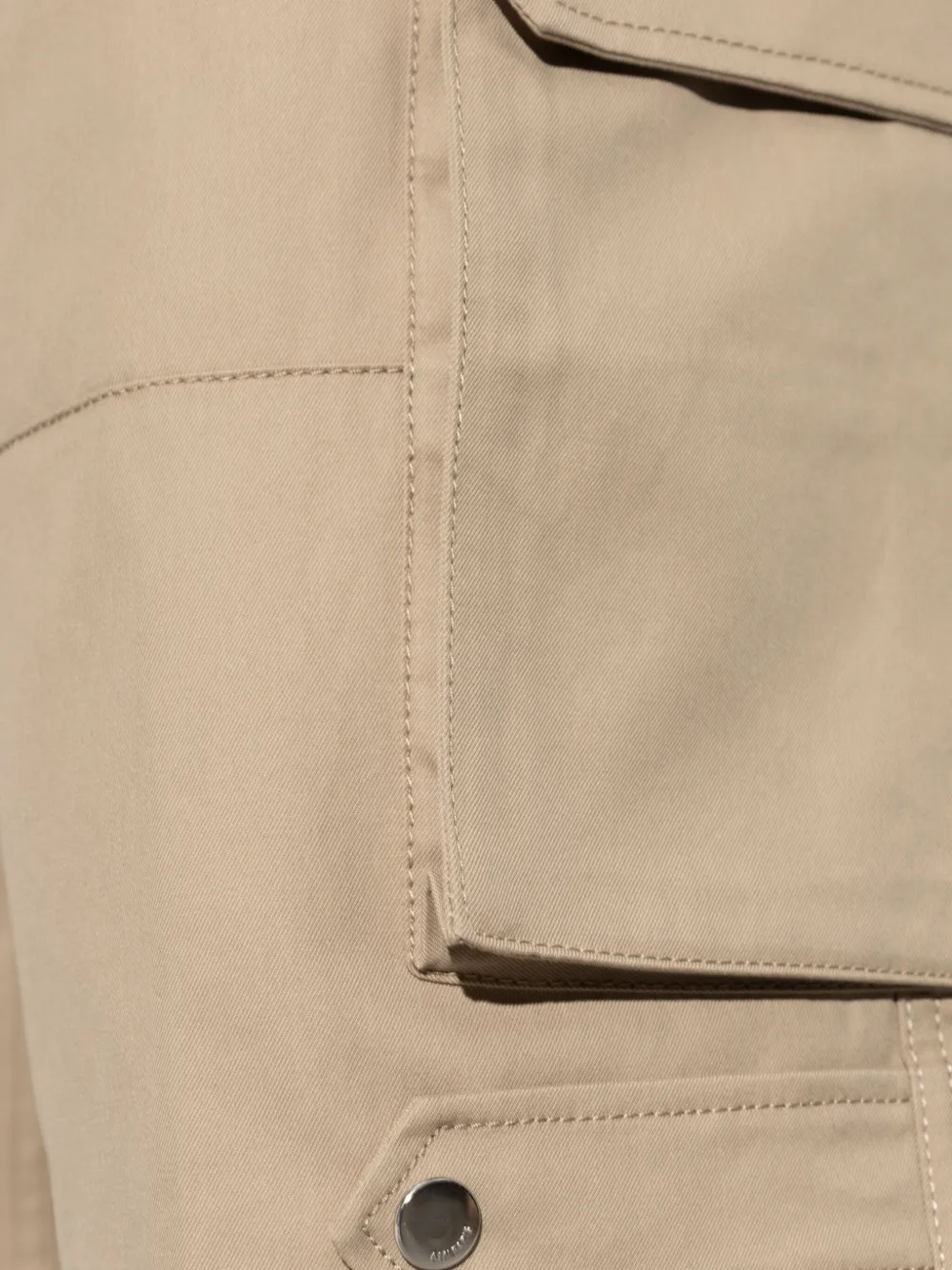 AMI Paris cargo-pockets shorts Beige