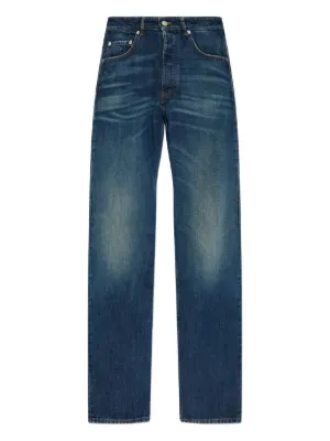 MM6 Maison Margiela ワックス ジーンズ | ブラック | FARFETCH JP