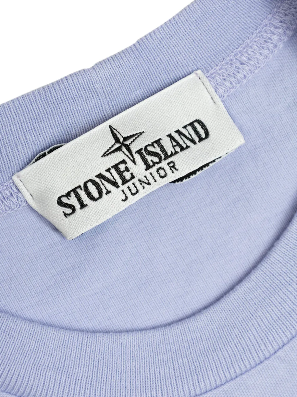 Stone Island Junior Compass-motif T-shirt Blauw