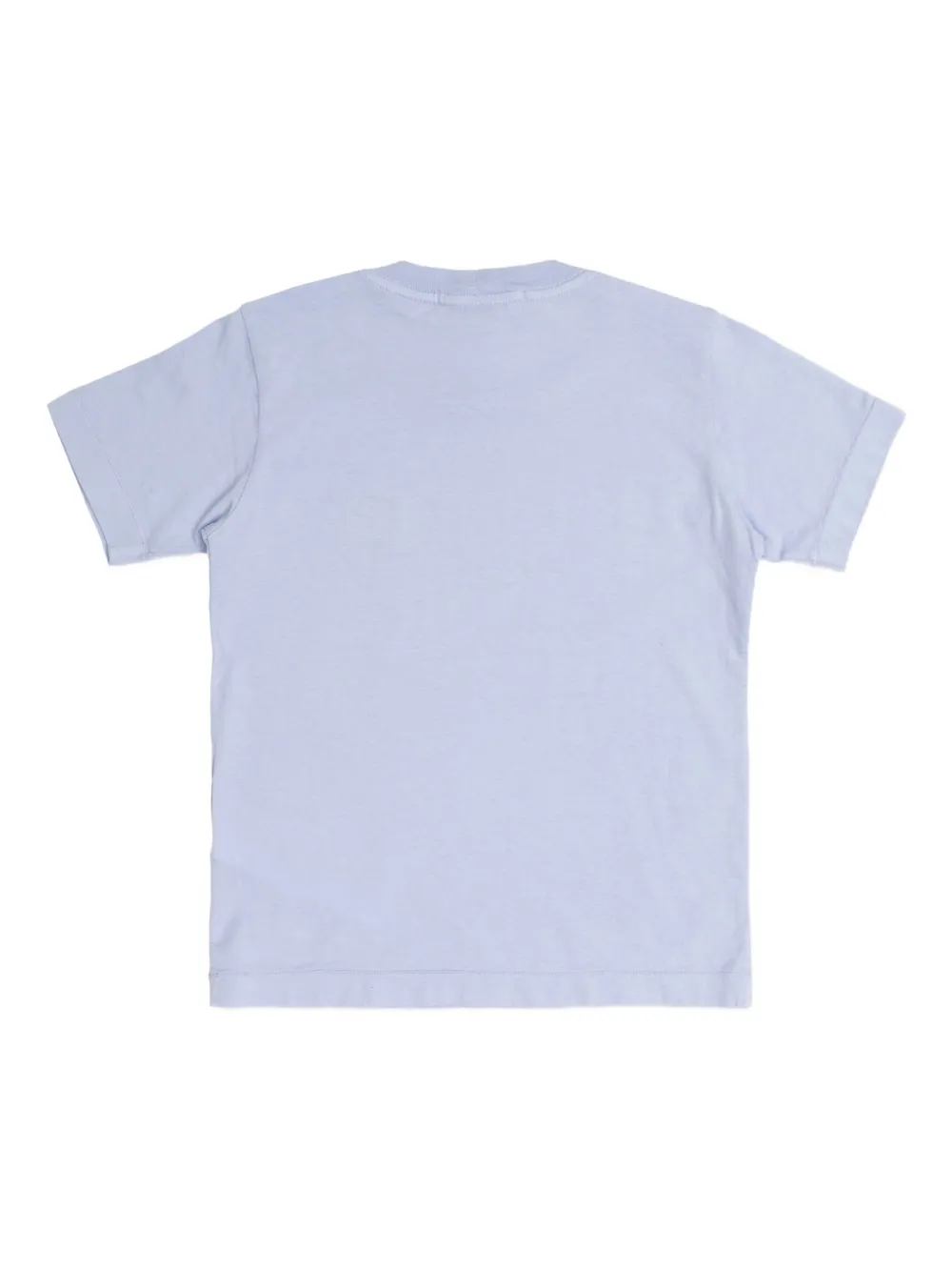 Stone Island Junior Compass-motif T-shirt Blauw