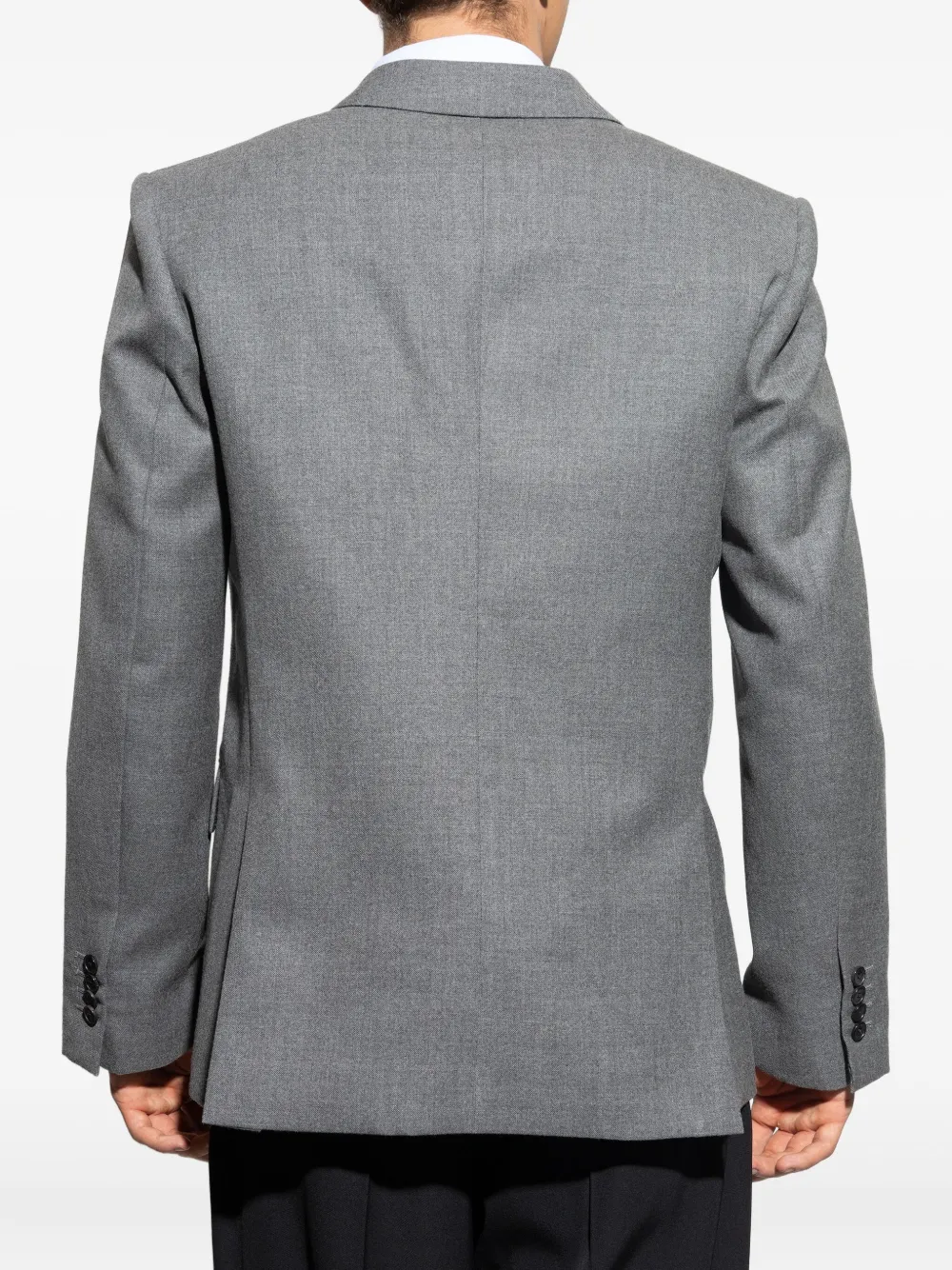 Givenchy double-breasted wool blazer Grijs