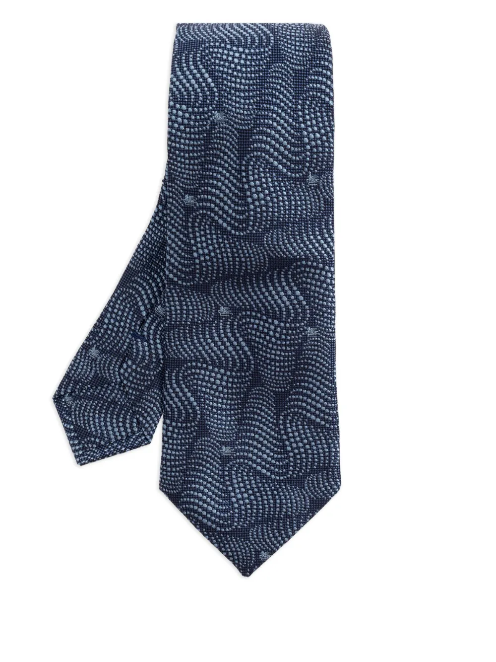 ETRO Zijden stropdas met patroon Blauw