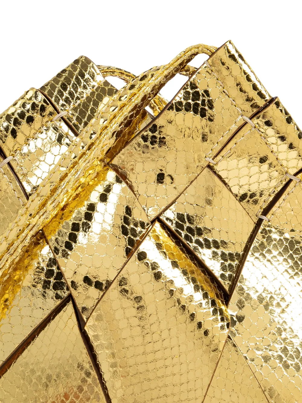 Ulla Johnson Charlotte Metallic Leather Cross Body Bag In Gold