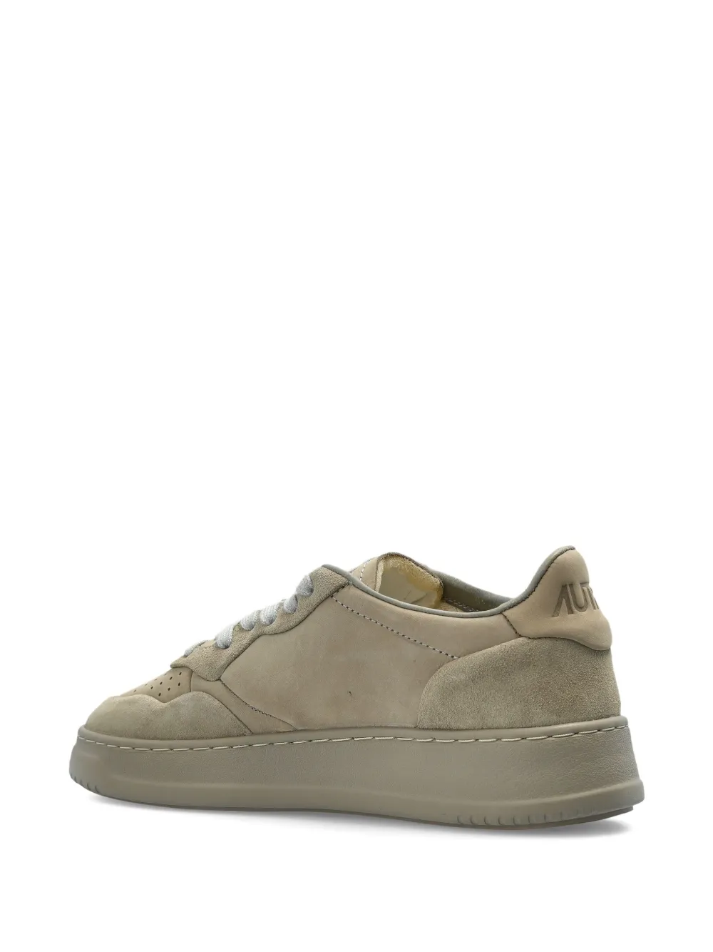 Autry Medalist perforated suede sneakers Neutrals