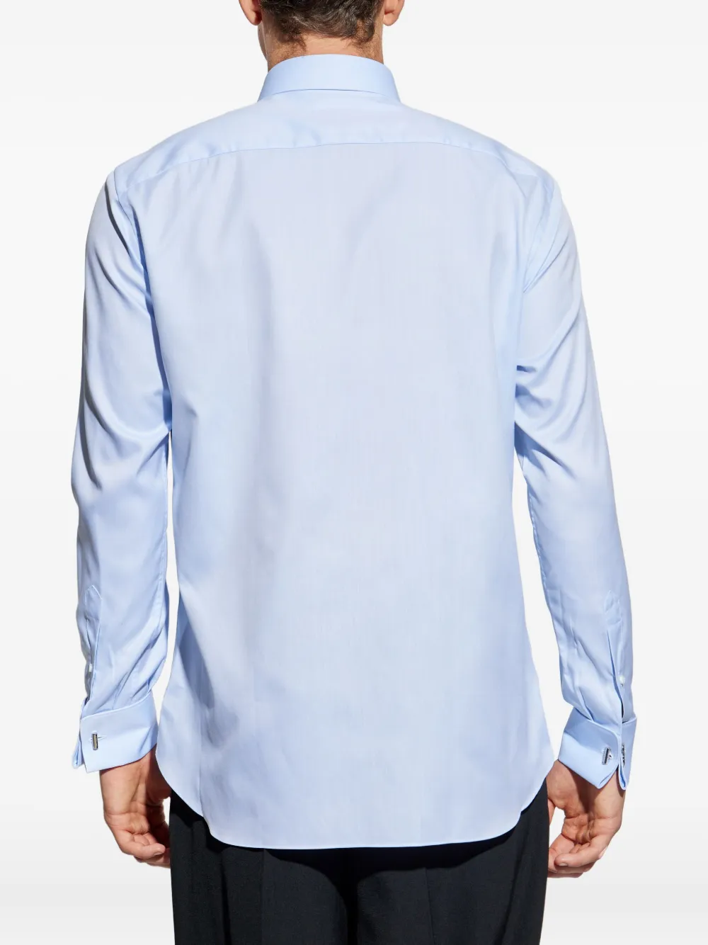 Brioni Katoenen overhemd Blauw