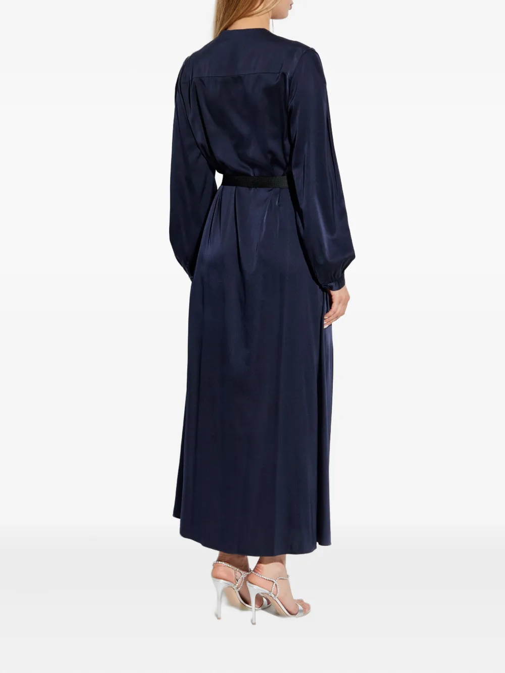 Forte tassel-embellished dress Blauw