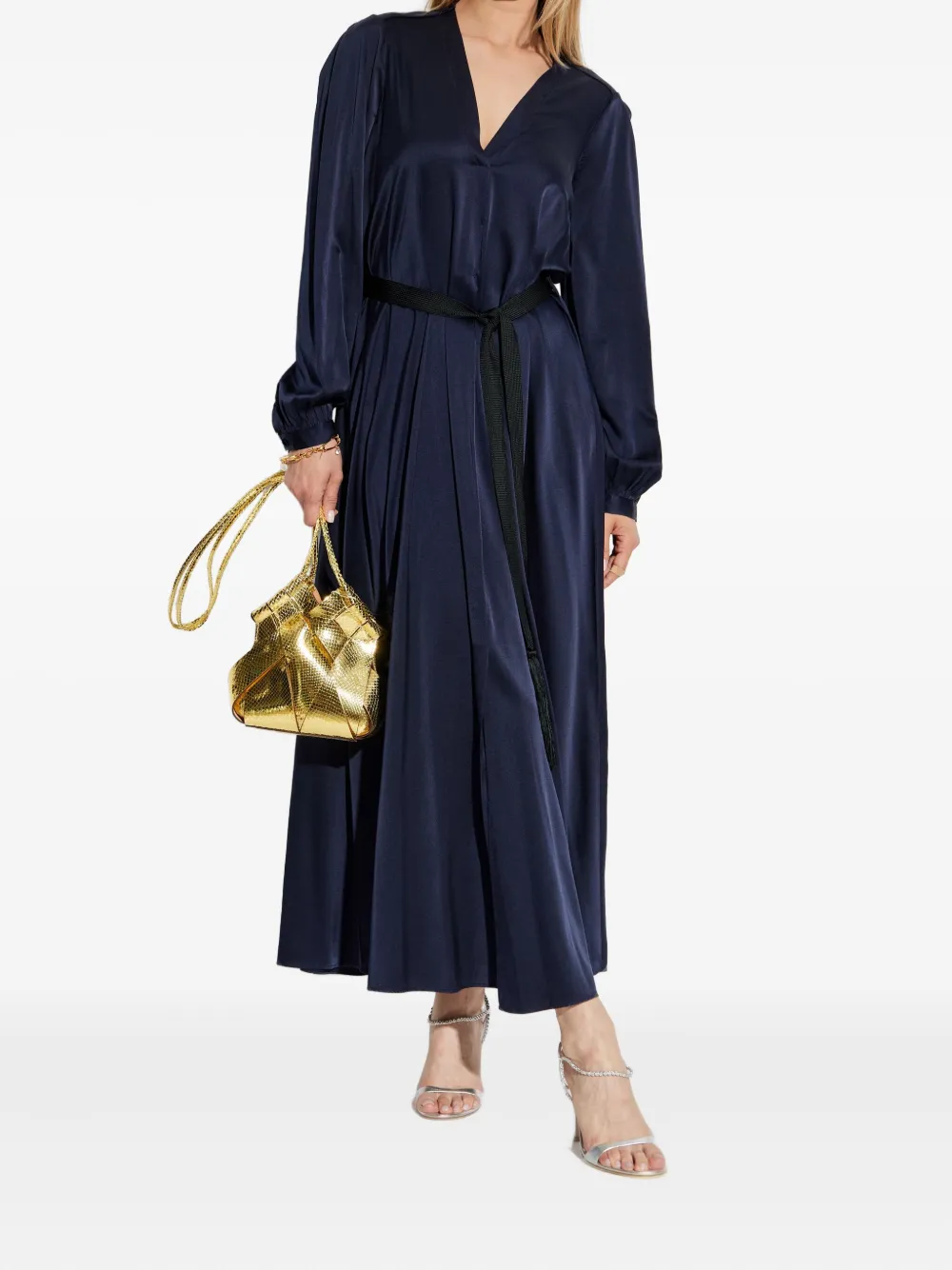Forte tassel-embellished dress Blauw