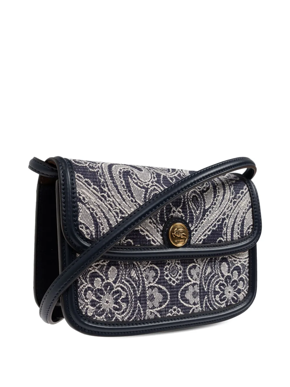 ETRO paisley-pattern flap tote bag Blauw
