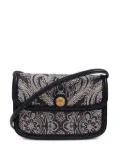 ETRO paisley-pattern flap tote bag - Blue